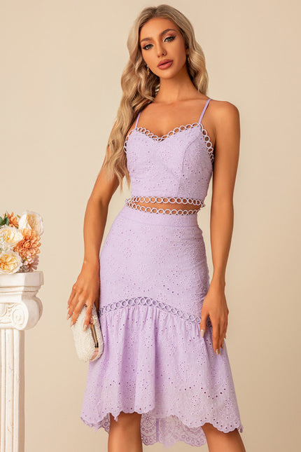 Robe jacquard col v fourreau deux pièces coton midi - gallery 4