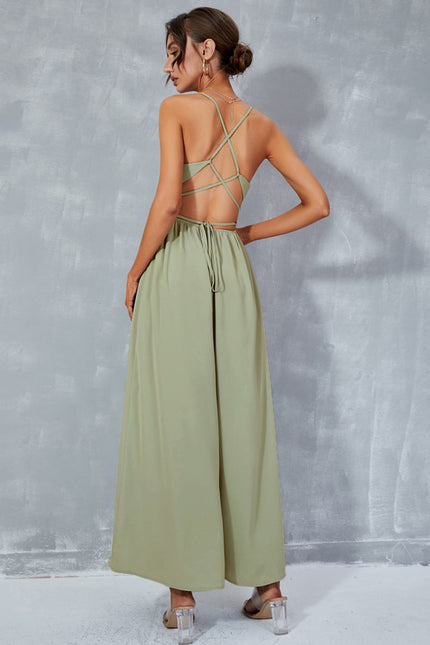 Robe plissée col bénitier trapèze mousseline maxi - gallery 2